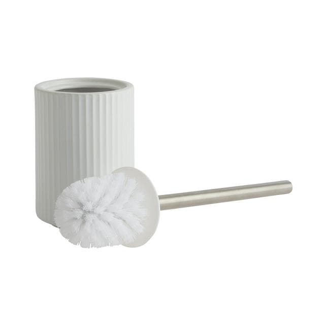 Sainsbury's Home Ribbed Toilet Brush - White - gallery image 2