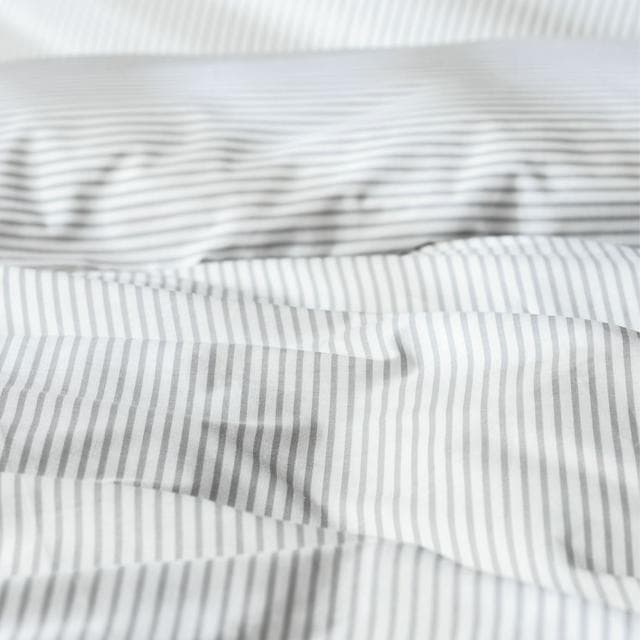 Habitat Stripe Bedding Set Grey - gallery image 5