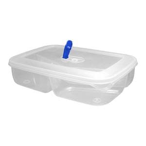 Sainsbury's Home 3 Compartment Plastic Microwave Container
