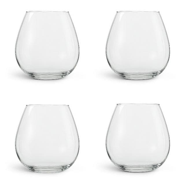 Habitat Portofino Stemless Wine Glass 4pk - gallery image 1