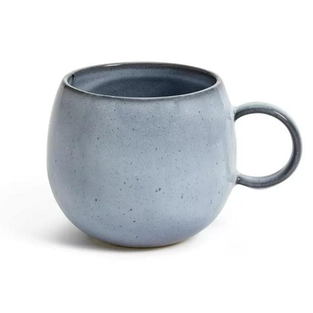 Habitat Evora Stoneware Mug - Blue - gallery image 1
