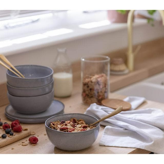 Habitat Evora Cereal Bowl Blue - gallery image 5