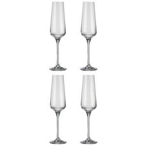 Habitat Dalston Set of 4 Champagne Flutes