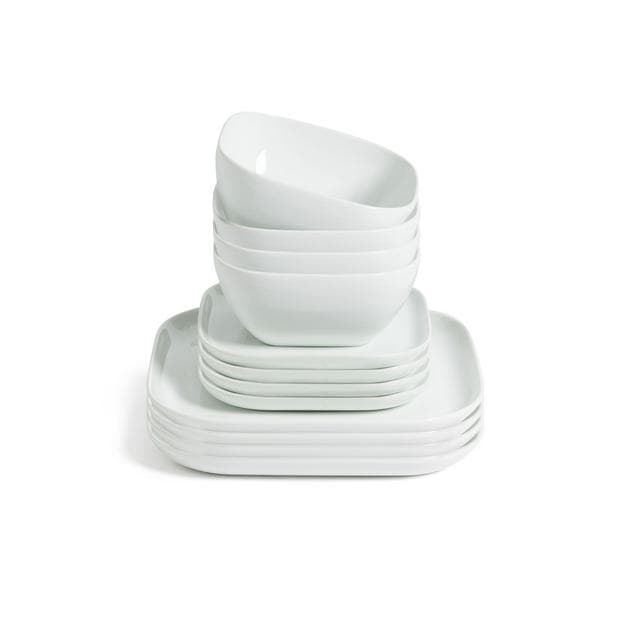 Habitat Riko Square Dinner Set 12pc - gallery image 2