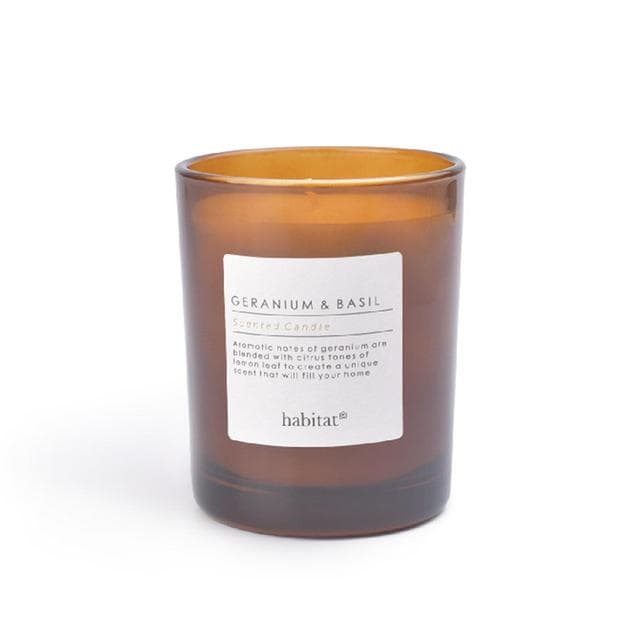 Habitat Scented Boxed Candle - Geranium & Basil - gallery image 3