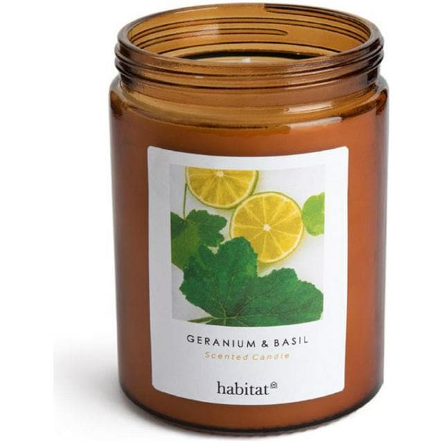 Habitat Scented Jar Candle - Geranium & Basil - gallery image 4