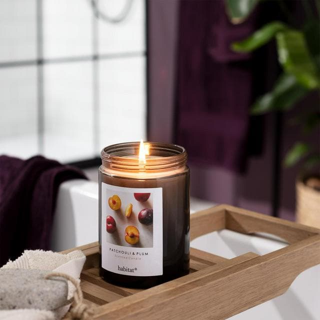 Habitat Scented Jar Candle - Patchouli & Plum - gallery image 2