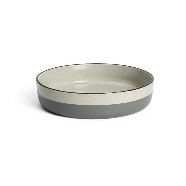 Habitat 24cm Speckle Ceramic Pie Dish - Grey - gallery image 1