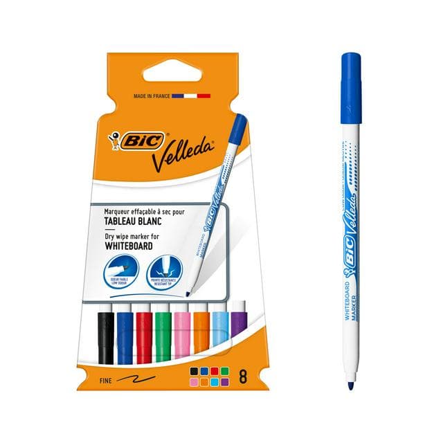 Bic Velleda Whiteboard Marker 8pk - gallery image 1