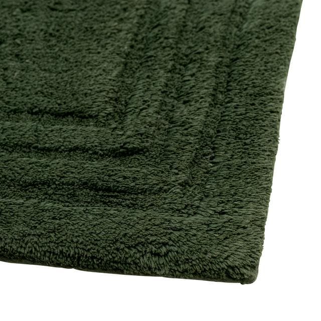 Habitat Deep Pile Bath Mat - Forest Green - gallery image 2