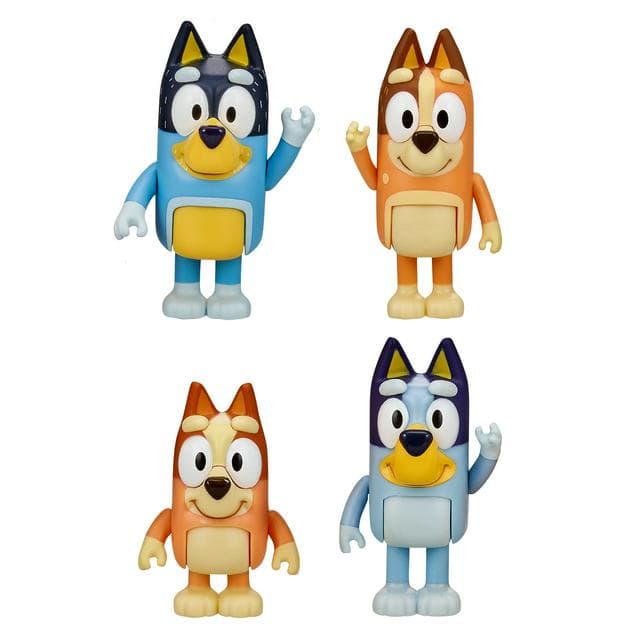 Bluey Pack of 4 Figure Assortment - gallery image 1