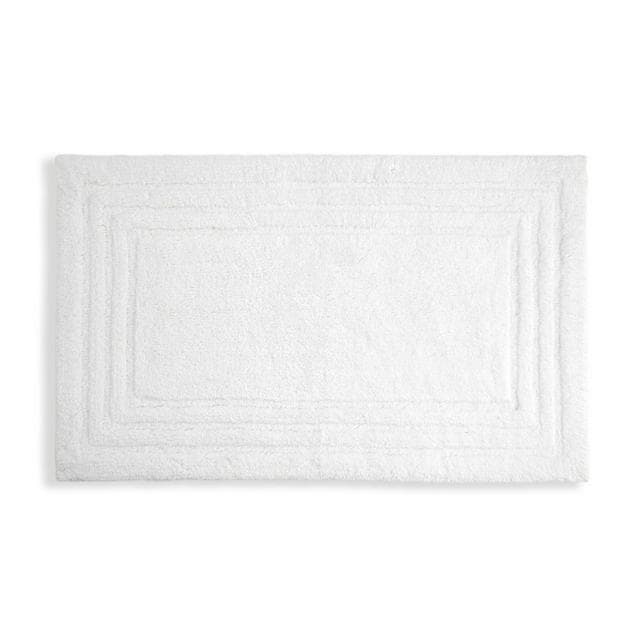 Habitat Cotton Deep Pile Tufted Bath Mat - White - gallery image 1