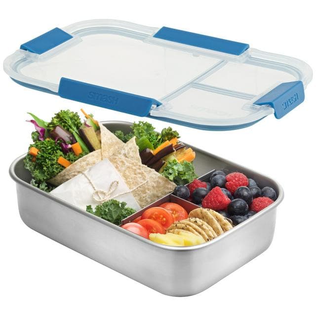 Smash Stainless Steel Bento Box - Blue - gallery image 2