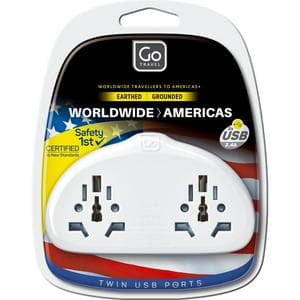 Go Travel World-USA Adaptor Duo USB