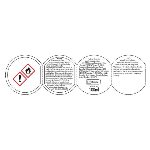Habitat 100ml Room Spray - Patchouli & Plum - gallery image 4