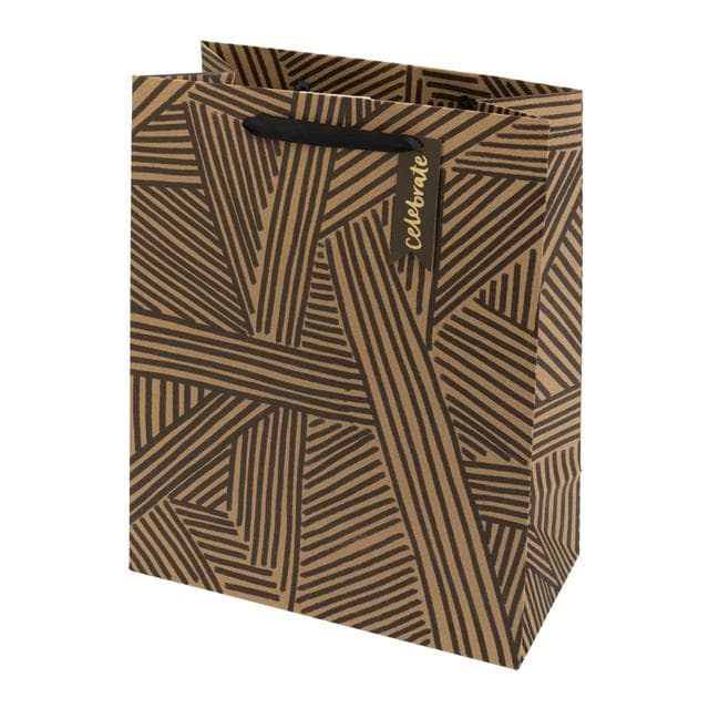 Sainsbury's Home Kraft Large Present Gift Bag Birthday Celebration - gallery image 1