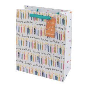 Sainsbury's Home Brights Happy Birthday Large Present Gift Bag Birthday Celebration