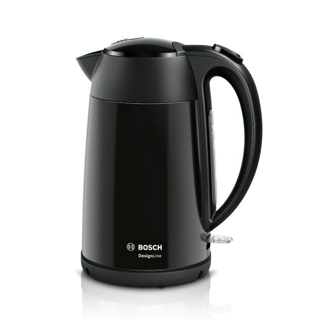 Bosch 1.7L TWK3P423GB DeslineLine Stainless Steel Cordless Kettle - Black - gallery image 1
