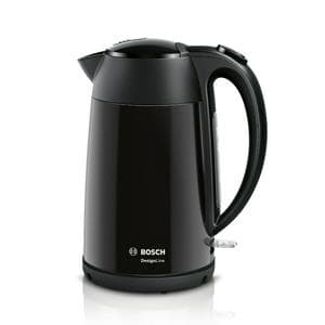 Bosch 1.7L TWK3P423GB DeslineLine Stainless Steel Cordless Kettle - Black