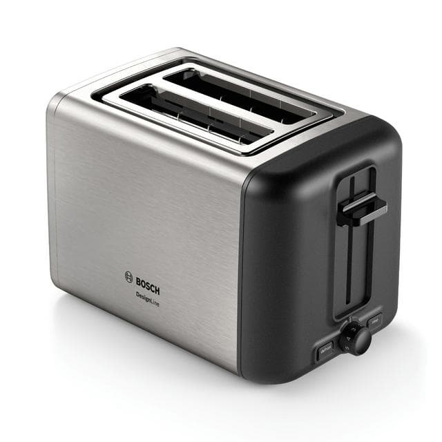 Bosch TAT4P440GB DesignLine 2 Slice Toaster Stainless Steel - gallery image 1