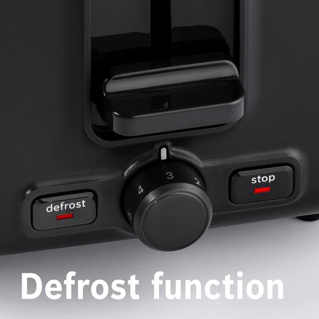 Bosch TAT4P440GB DesignLine 2 Slice Toaster Stainless Steel - gallery image 4