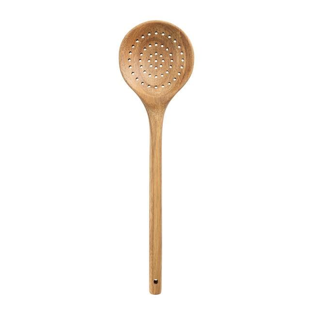 Habitat Wooden Slotted Spoon - gallery image 1