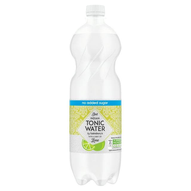 Sainsbury's Diet Indian Tonic Water with Lime 1L - gallery image 1