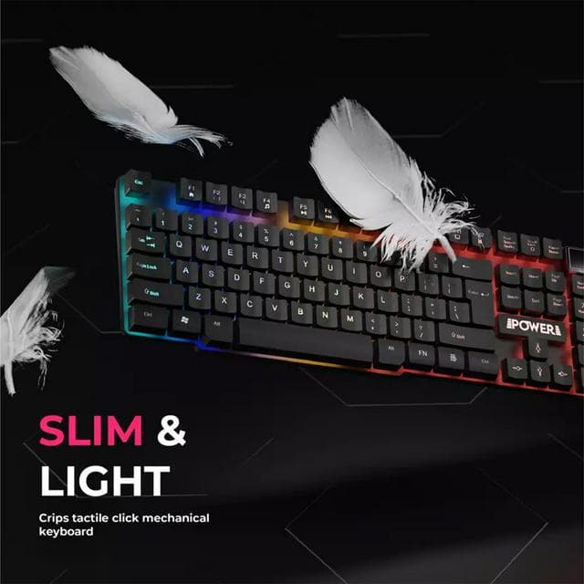 Sainsbury's Home Power Gaming RGB Wired Gaming Keyboard - Black - gallery image 4