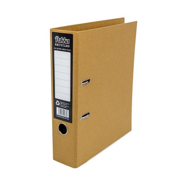 Pukka Recycled Kraft Lever Arch - gallery image 1