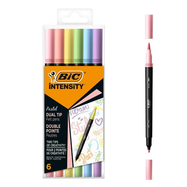 BIC Intensity Dual Tip Colouring Pens - gallery image 1