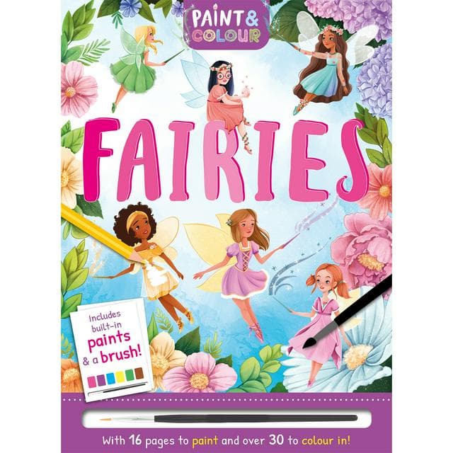 Igloo Books Paint & Colour Fairies Book - gallery image 1