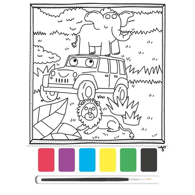 Igloo Books Things That Go Paint & Colour Book - gallery image 4