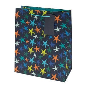 Sainsbury's Multi Stars Large Present Gift Bag Birthday Celebration