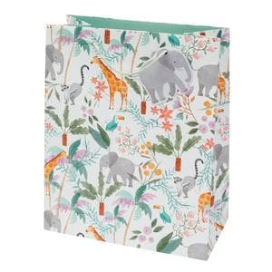 Habitat Jungle Animal Large Present Gift Bag Birthday Baby Celebration