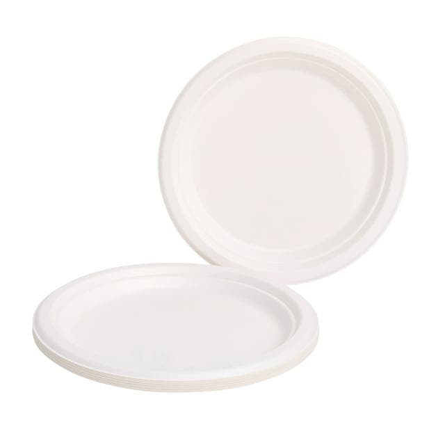 Sainsbury's Home Pack of 10 Ultra Strength Bagasse Plates - gallery image 1
