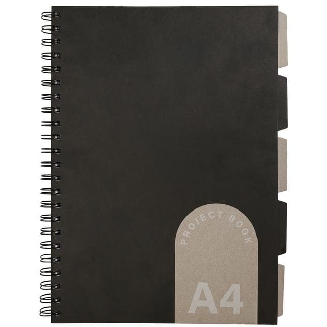 Sainsbury's Home Project Book Black/White/Grey A4 - gallery image 1