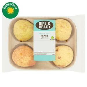 Sainsbury's Pears, Ripe & Ready x4