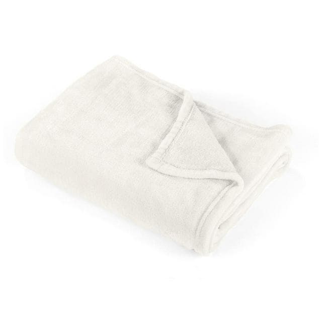 Sainsbury's Home Super Soft Fleece Throw - 125x150cm - Taupe - gallery image 1