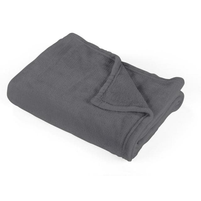 Sainsbury's Home Super Soft Fleece Throw - 125x150cm - Taupe - gallery image 3