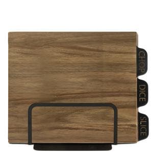 Habitat Industrial Acacia Wood Butcher Board - Pack of 3