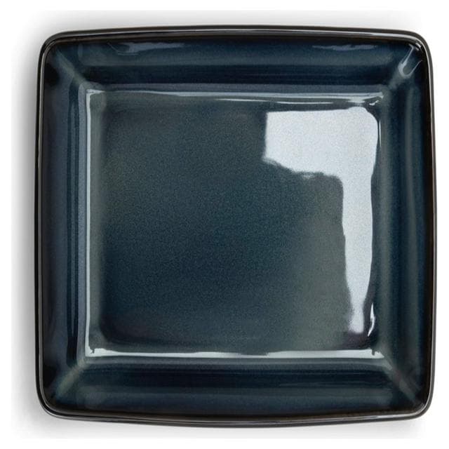 Habitat Glaze Stoneware Roaster - Navy Blue - gallery image 5