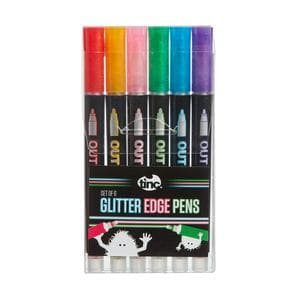 Tinc  Glitter Edge Pens Set of 6