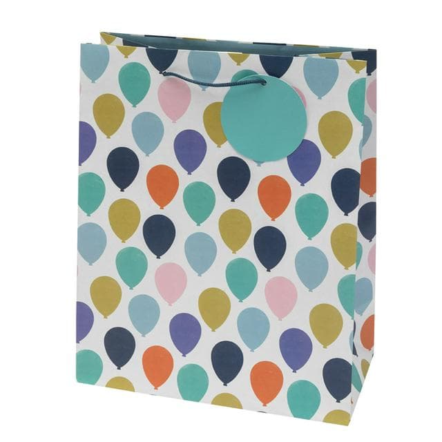 Sainsbury's Multi Balloons Large Present Gift Bag Birthday Celebration - gallery image 1