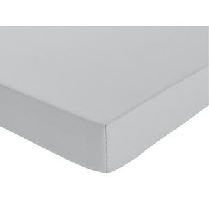 Habitat Pure Cotton 200TC Deep Fitted Sheet - Grey - Superking
