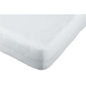 Habitat Pure Cotton 200TC Deep Fitted Sheet - White