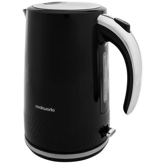 Cookworks Textures Selcey Kettle - Black - gallery image 1