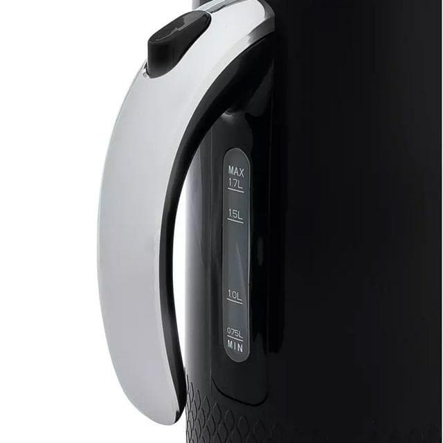 Cookworks Textures Selcey Kettle - Black - gallery image 3