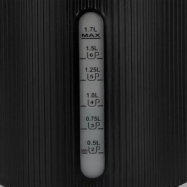 Cookworks WK8290QEH Texture Tilly Kettle - Black - gallery image 3