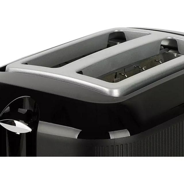 Cookworks Texture Tilly 2 Slice Toaster - Black - gallery image 5