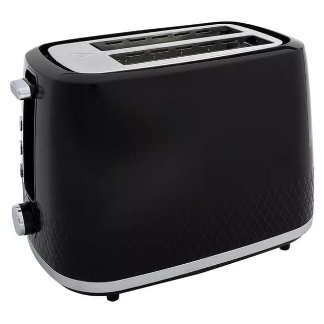 Cookworks Textures Selcey 2 Slice Toaster - Black - gallery image 3